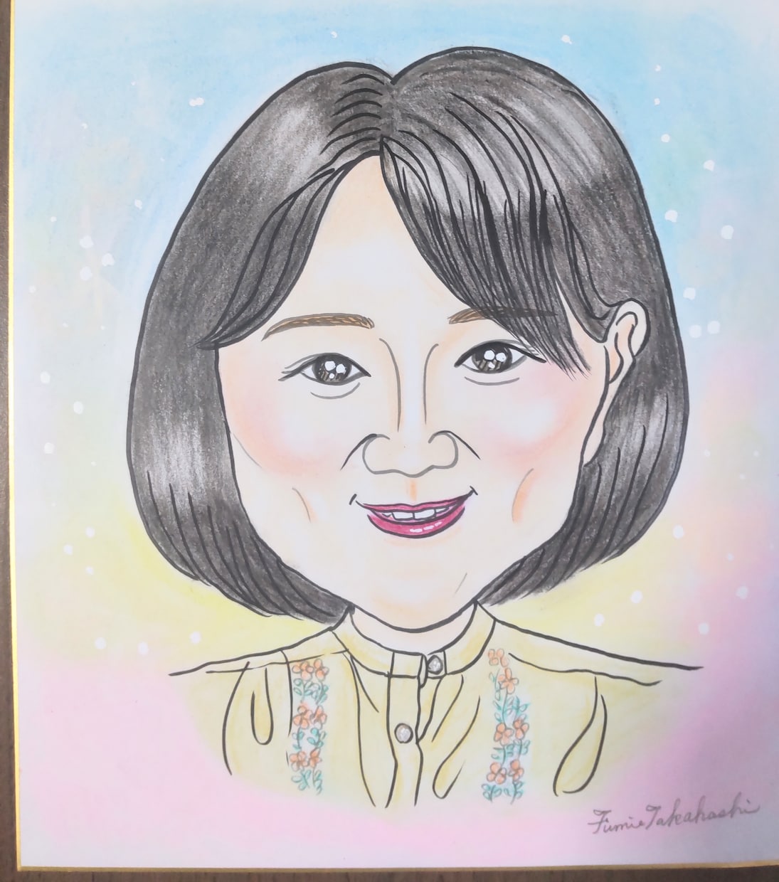 プレゼントに最適な似顔絵を描きます 誕生日はもちろん、還暦・米寿など長寿祝いにお勧めです イメージ2