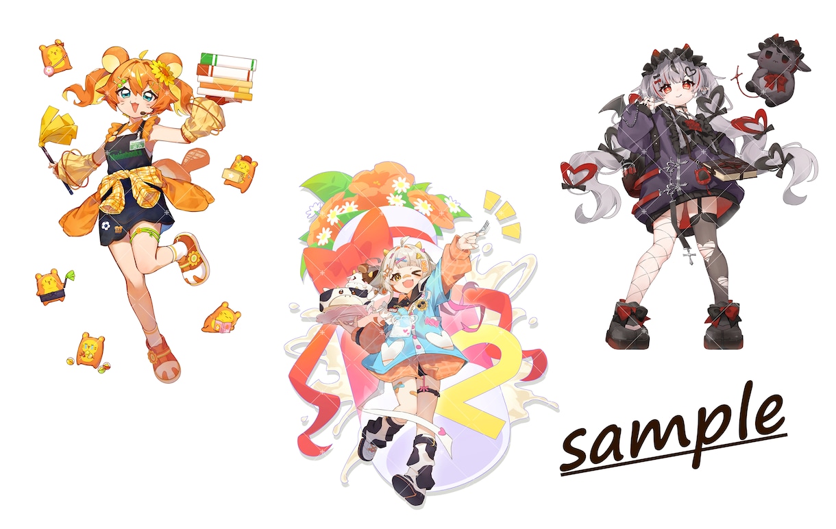 立ち絵を制作いたします 細部までこだわる個性的なデザイン イメージ5