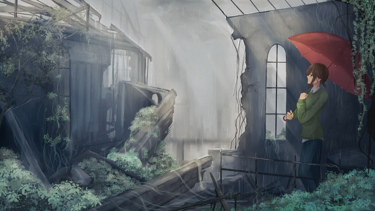 絵画のような雰囲気のキレイなイラスト描きます 厚塗り（油絵のような）イラスト。背景込み。 イメージ9