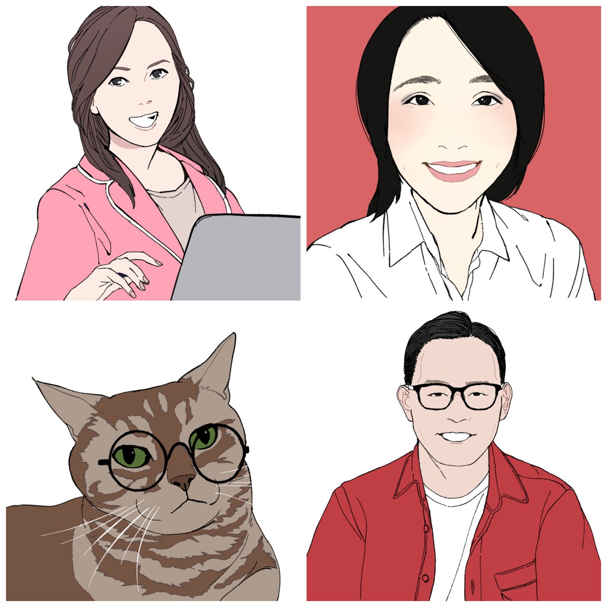 ビジネスで好印象！スタイリッシュなアイコン描きます 覚えてもらう！SNSで目立つアイコンをつけたい人は必見 イメージ3