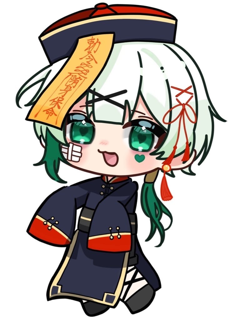 グッズ等に使えるミニキャライラスト描きます きゅるりとしたおめめが特徴的で、可愛いらしくポップに描けます イメージ3