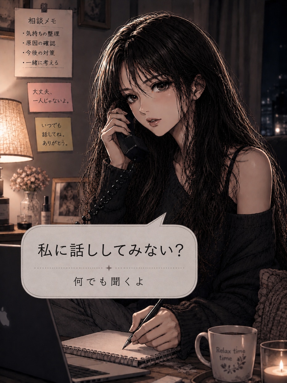 ちょっと聞いて！「はい♡」何でも聞きます どんな時も寄り添う、あなたの味方でいたい♡ イメージ1