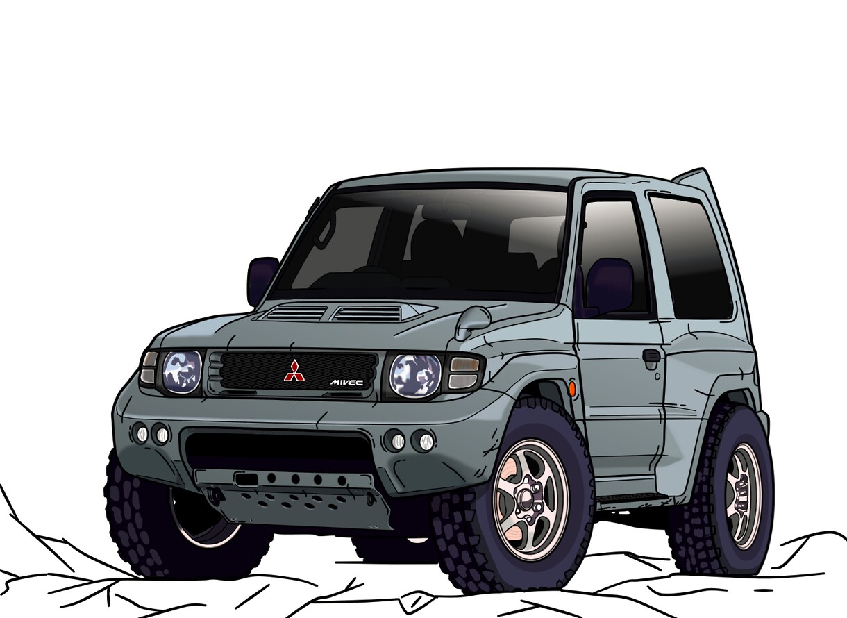 あなたの愛車、大好きな車を描きます スタンダードプラン（内装やナンバープレート無し） イメージ7