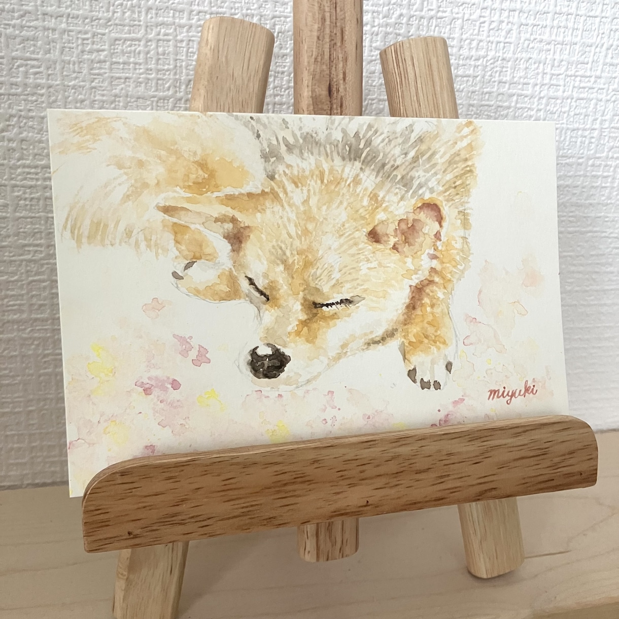 原画配送うちの子ペット水彩画イラスト描きます シックな雰囲気から絵本風まで。犬猫鳥うさぎハムスター イメージ5
