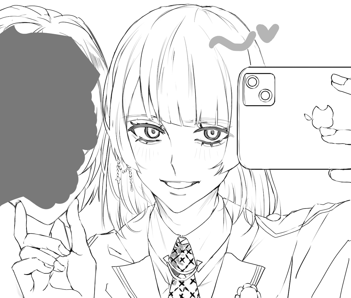 線画のみ最短1日納品アイコン、イラストを描きます お気軽にお見積もり相談、依頼してくださると幸いです イメージ8