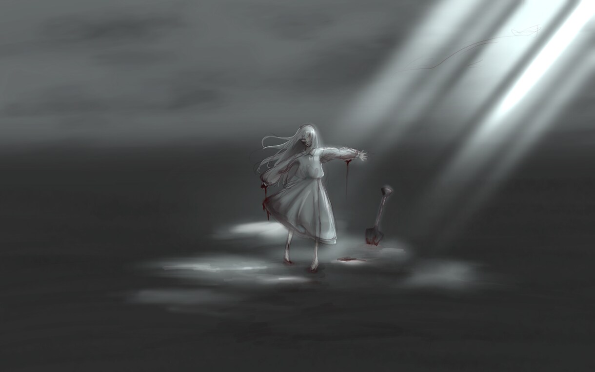 ダーク・不穏な雰囲気のイラストを制作します 歌ってみた/MV用サムネ対応。 イメージ5