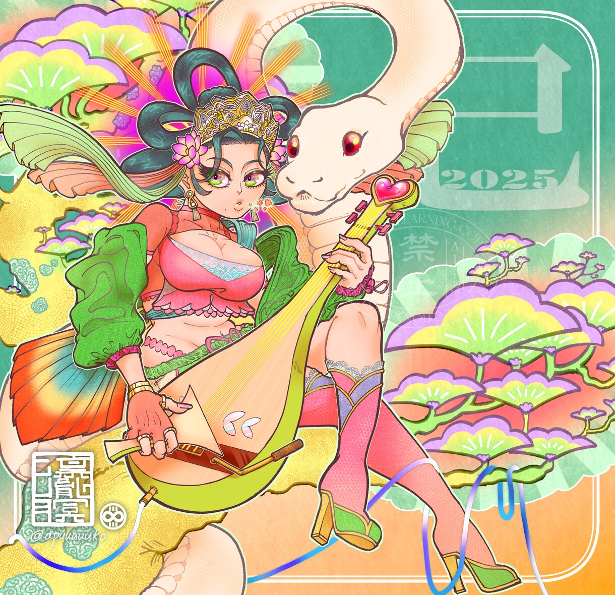 サブカルポップ/女の子から妖怪まで幅広く作成します 独特な世界観//サムネイルやアイコン、グッツなどに イメージ1