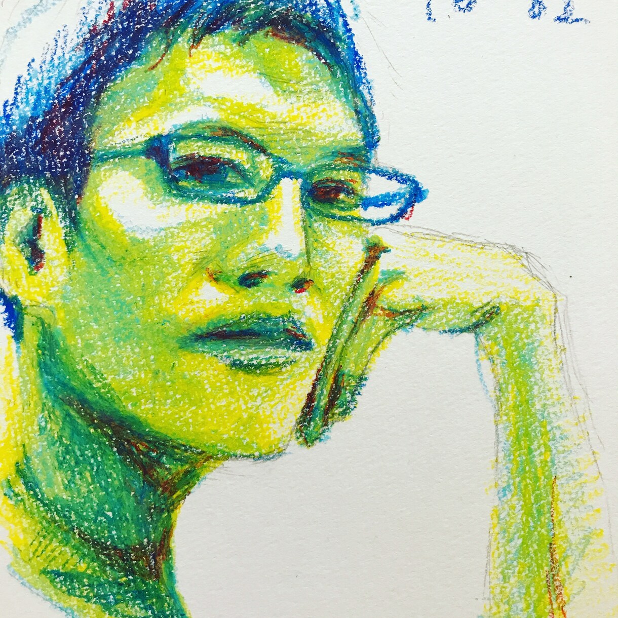 クレヨンで似顔絵を描きます ご本人アイコンに。お子さま成長の記録に。ご家族ご友人のために イメージ3
