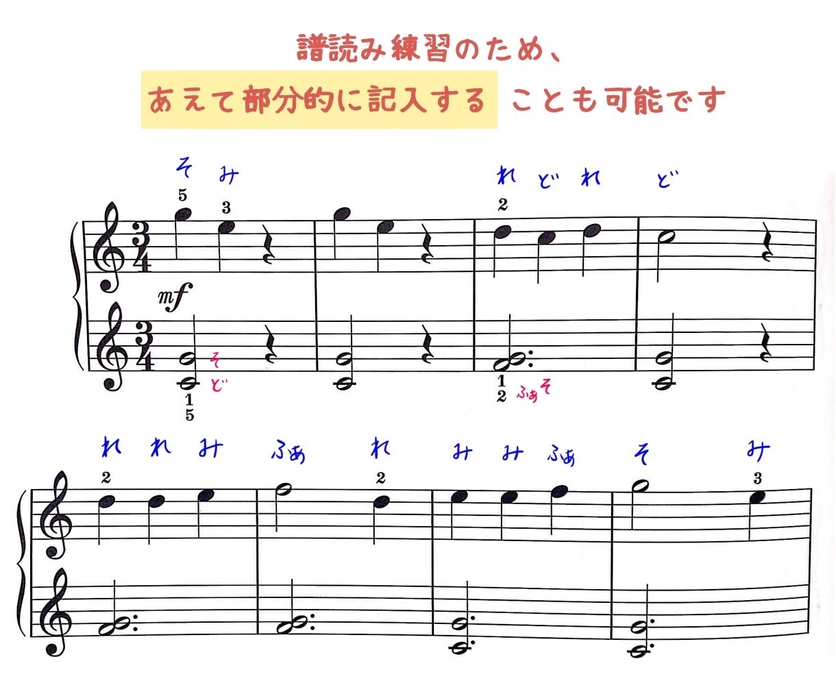 音大卒♪楽譜に音(ドレミ)を書きます ただ書くだけでなく、譜読み力がつくようお手伝い致します♪ イメージ2