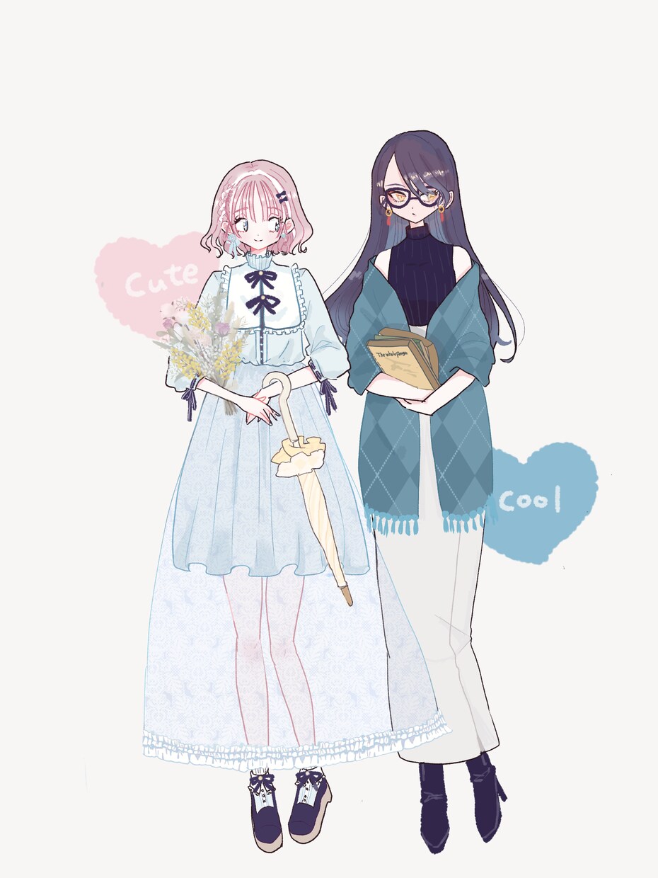 雰囲気のある女の子をデザインします TRPGや小説、活動キャラなどのキャラクターを描きます イメージ3