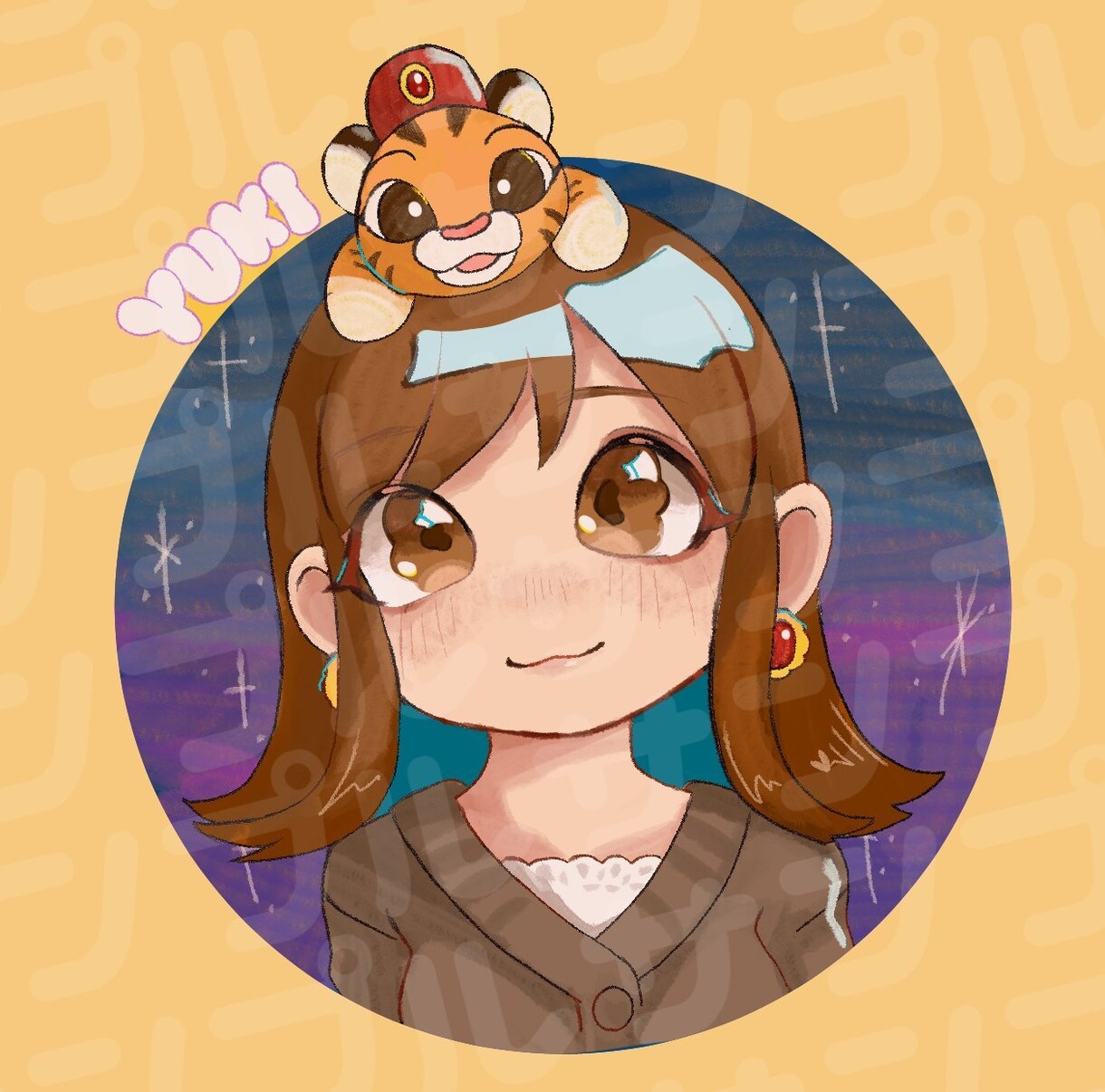 可愛いデフォルメアイコン描きます SNSで使いやすい！お名前入れます！ イメージ2