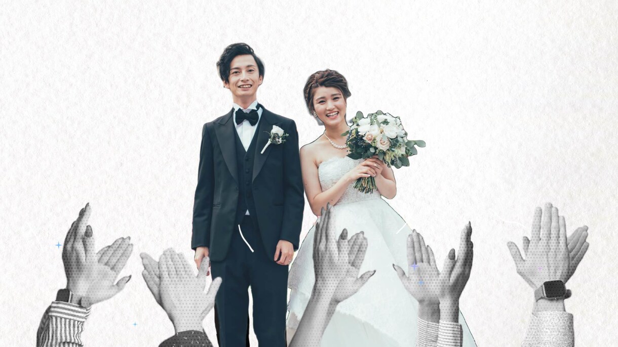 コラージュ風結婚式のオープニング動画作ります コラージュ風の映像で人とは違うオープニングにしませんか? イメージ5