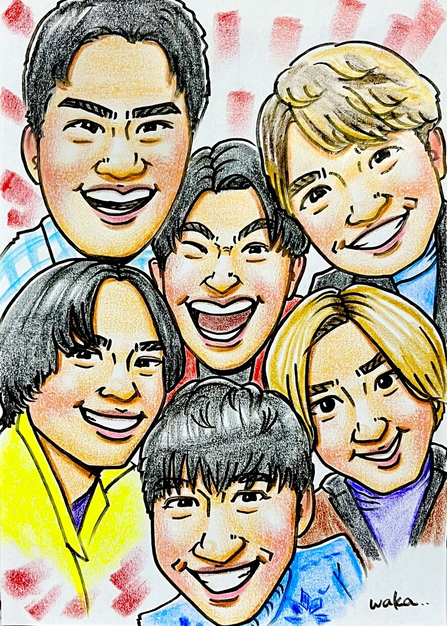 喜んで頂ける可愛い似顔絵をお届けいたします プレゼントに困った時はぜひ似顔絵を！御祝事に喜ばれます^ ^ イメージ7