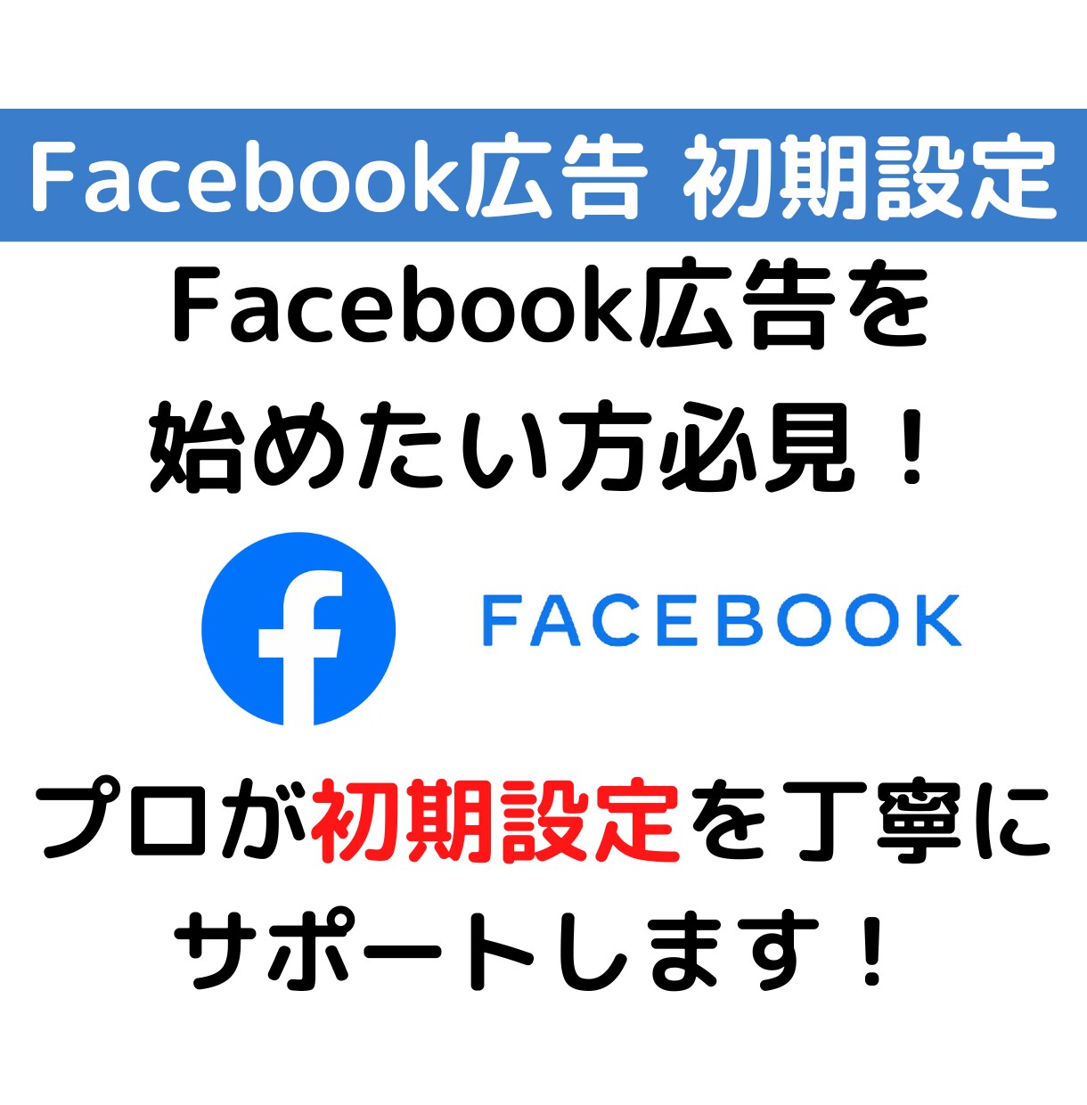 Facebook広告の初期設定をサポートします 【12月まで最安価格】プロが設定方法を丁寧にお伝えします！ イメージ1