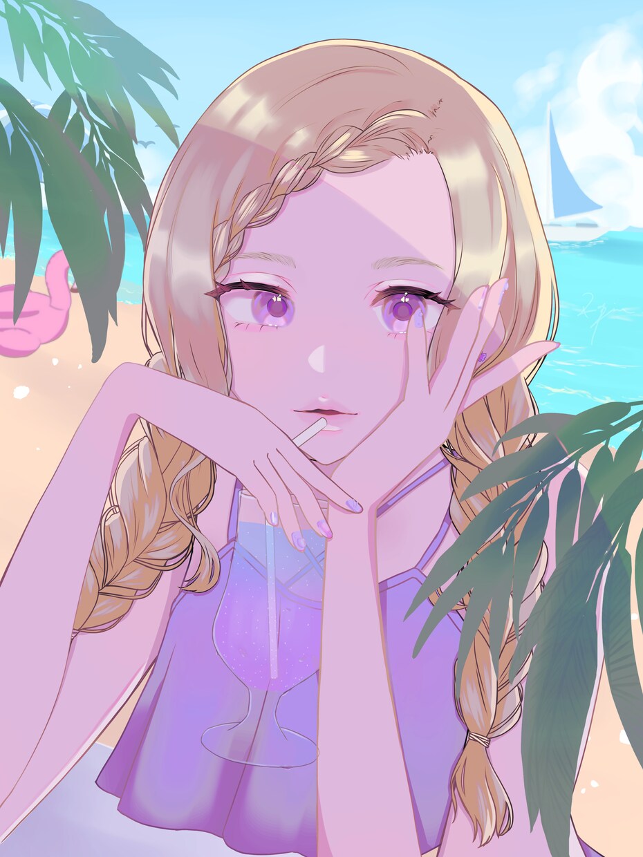 キャラクターイラスト描きます アニメ風のイラストです！Vtuberさんにおすすめ！ イメージ1