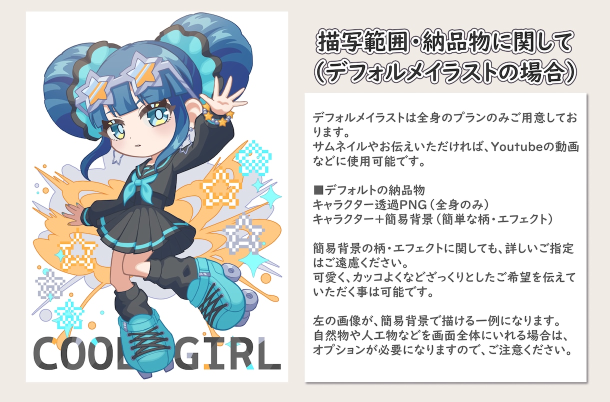 完全おまかせでキャラクターイラスト制作いたします ラフ＆修正なしの変わりに安価なイラストサービスです！ イメージ4