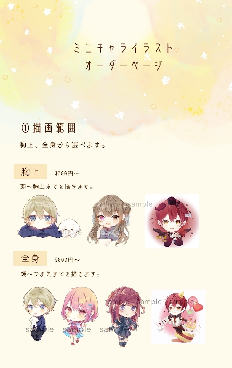 デフォルメミニキャライラストお描きいたします グッズ作成/オリジナルスタンプ/アイコン/挿絵/商用利用可！ イメージ3