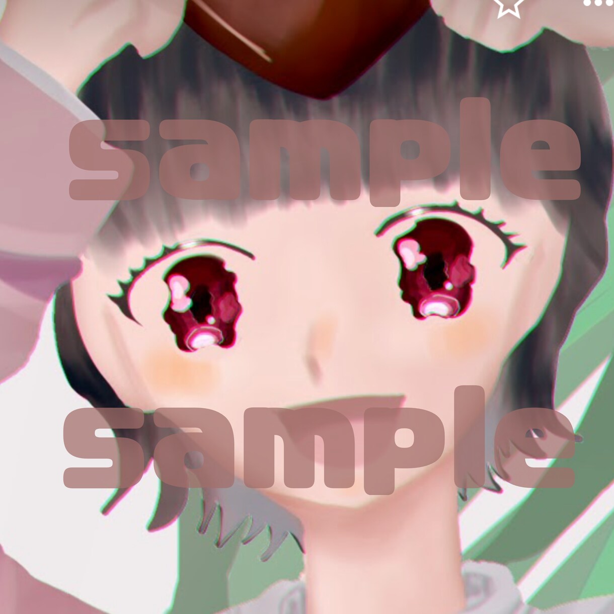 簡易SNSアイコン描きます 地雷系やかわいいなど様々なアイコンᐡ ̳ᴗ  ̫ ᴗ ̳ᐡ♡ イメージ2