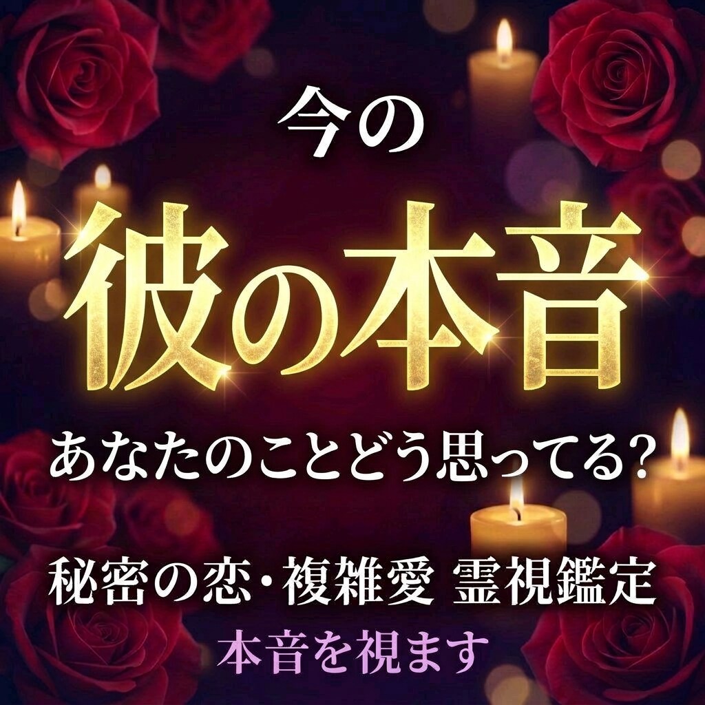 復縁｜彼の本音を霊視で視ます 霊視歴10年｜できる？できない？正直にお伝えします イメージ5