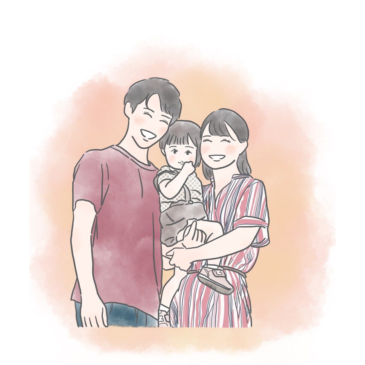 シンプルで温かみのある似顔絵を描きます プレゼントや大切な人との記念に♡ イメージ4