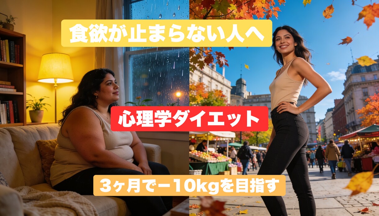 ダイエットが続かない方へ｜心理学で食欲改善します 夏のビーチを歩いていると周囲の人からの目線が... イメージ1