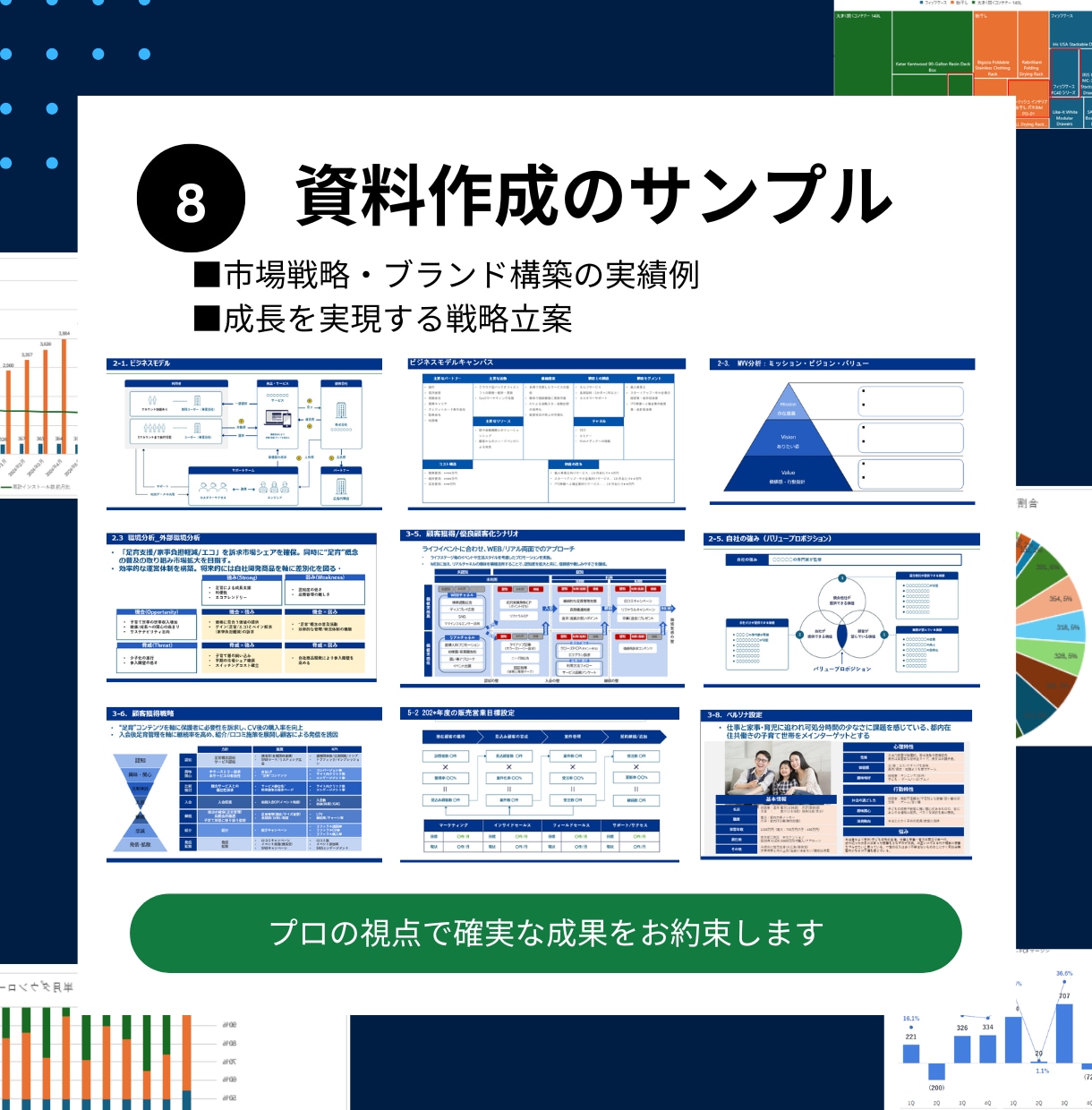 ブランド構築・競合分析・顧客分析を戦略支援します 25年の500社の実績で経営戦略視点で確かな支援します イメージ8