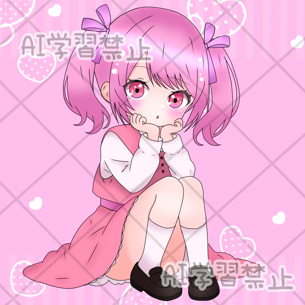かわいいミニキャラ/SDキャラ描きます ふんわりかわいいミニキャラが得意！！ イメージ3