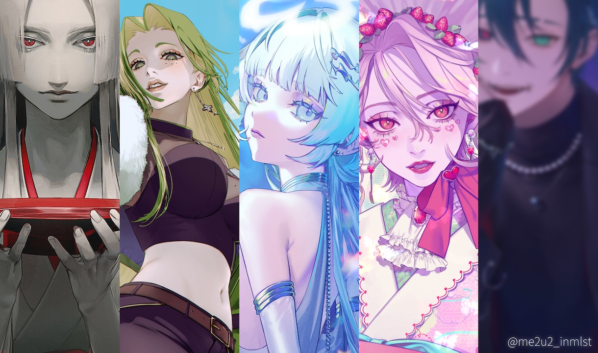 アイコン、一枚絵、立ち絵、イラスト描きます ★開始記念価格～9/20★イリアム、サムネ、歌ってみたも イメージ1
