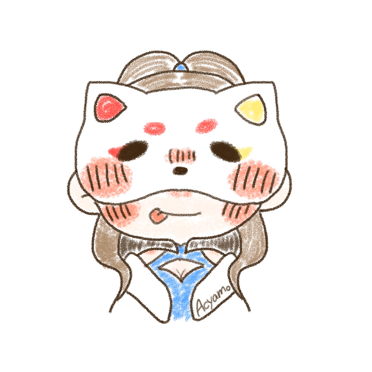 SNS用のゆるーくふんわり手描きイラスト描きます 安くてかわいいアイコンが欲しい方にオススメ！ イメージ3