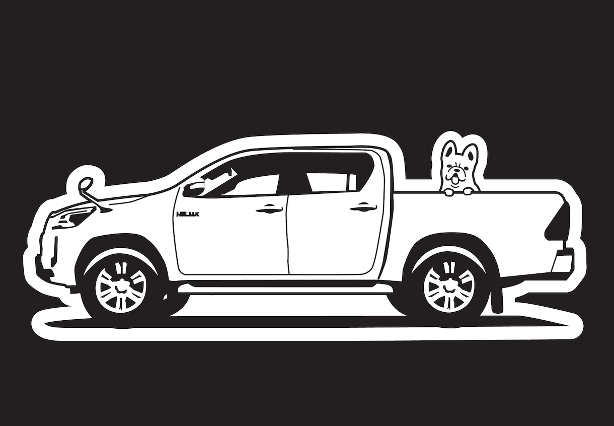 愛車のオリジナルステッカー制作します あなたの愛車をステッカーで形にしませんか？ イメージ2