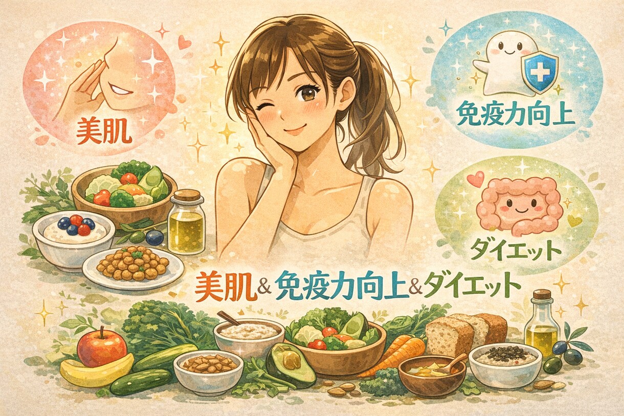 腸活についてアドバイスします 体の7割が腸で決まる！腸内環境を整えよう イメージ1