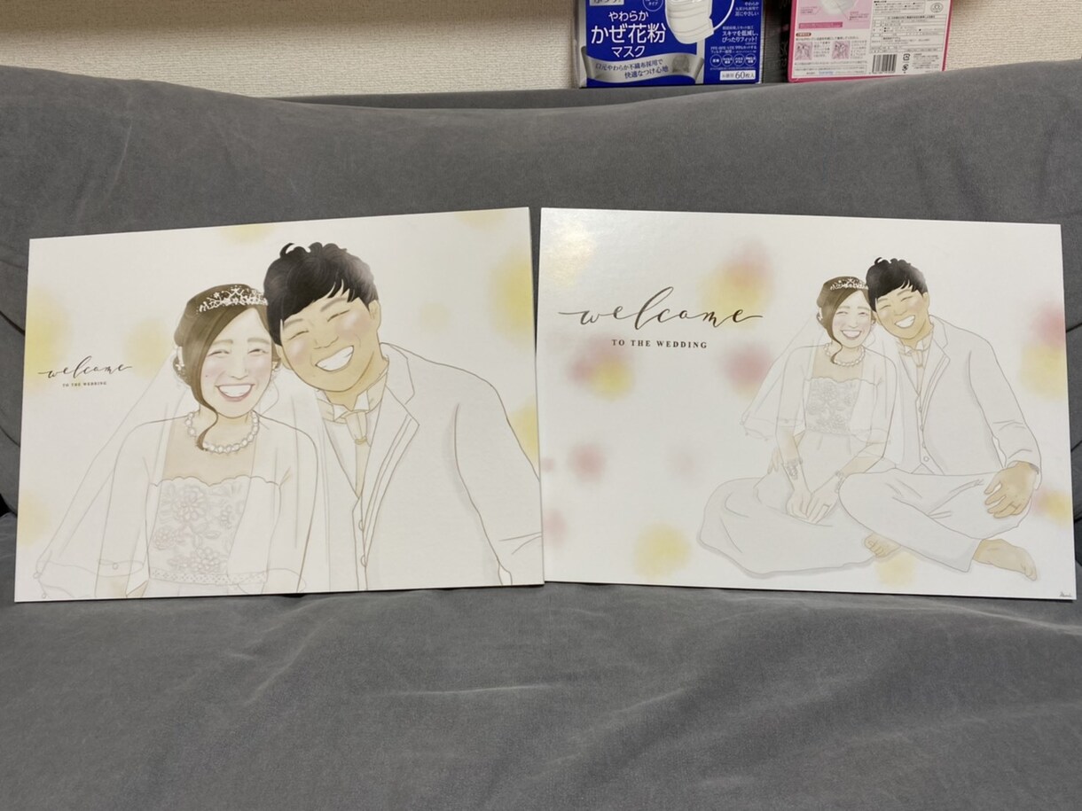 デジタルのウェルカムボード描きます 結婚式のオリジナル似顔絵をお探しの方！ イメージ5