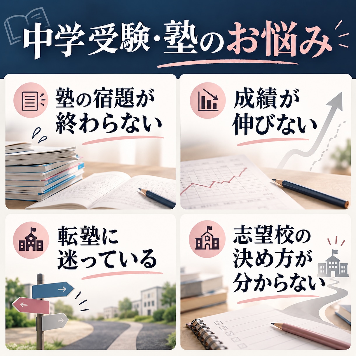 小学生の悩みを整理し学習計画を一緒に作ります 講師・教室運営の経験を活かし、悩みに寄り添う60分 イメージ4
