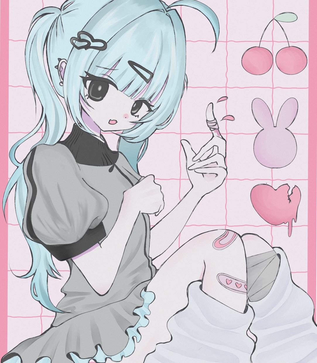 ちょい病み可愛い女の子描きます not 地雷 but ちょい病み イメージ9