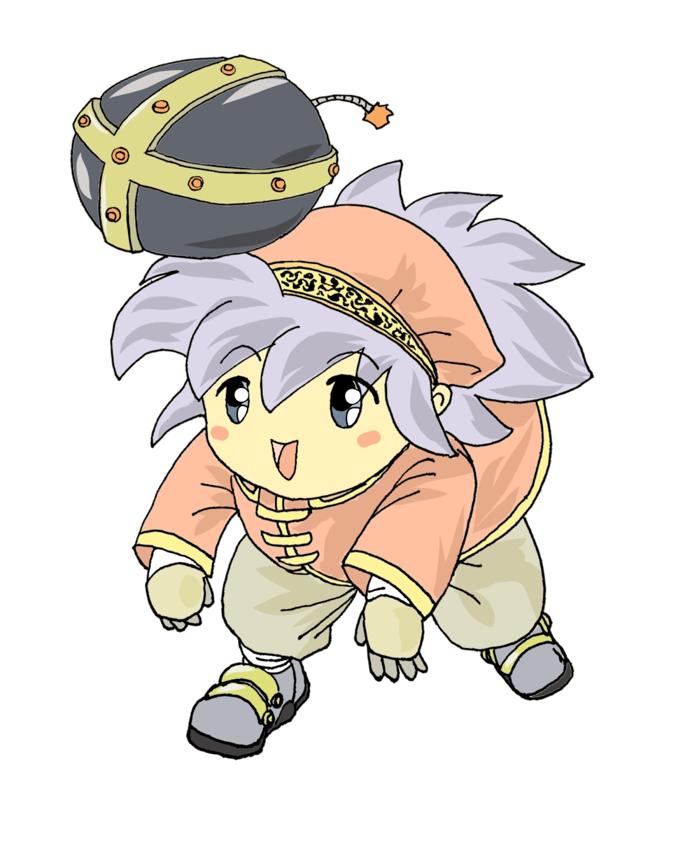 オリジナルキャラ（SD他）を描きます モノクロ・落書き風なゆるい感じを楽しめる方歓迎します イメージ6