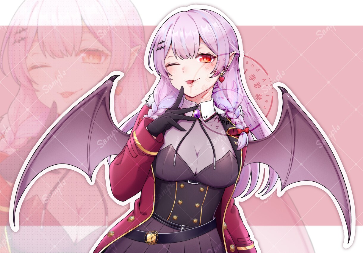立ち絵、サムネ、グッズ用、一枚絵など描きます コテキャ、Vtuberさんにもぴったりです！ イメージ4