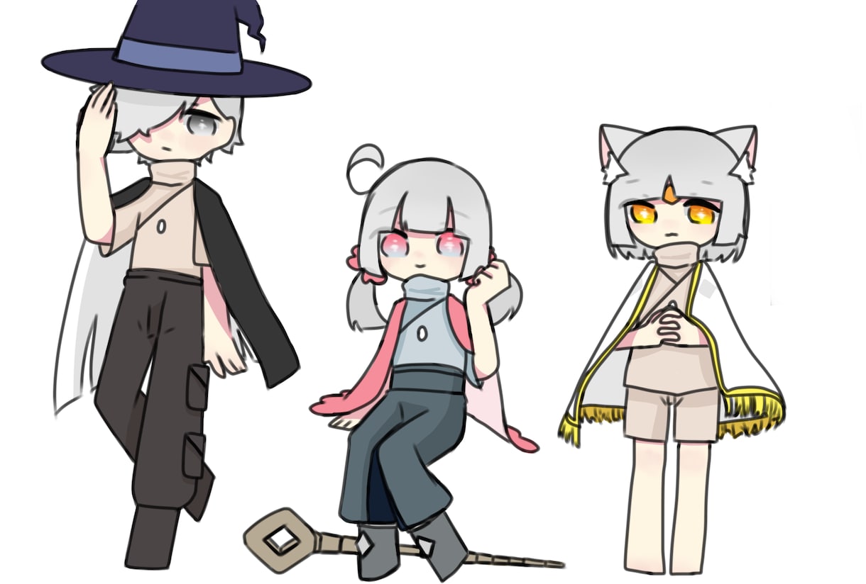 貴方のオリジナルキャラクターを作ります 絵を描けないけどオリジナルキャラクターを作りたい方向けです。 イメージ4