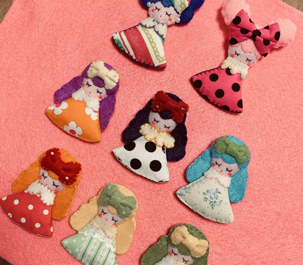 軽くてカラフル！なフェルトアクセサリー作ります お子様から大人まで安心して楽しめるフェルトアクセサリー イメージ3
