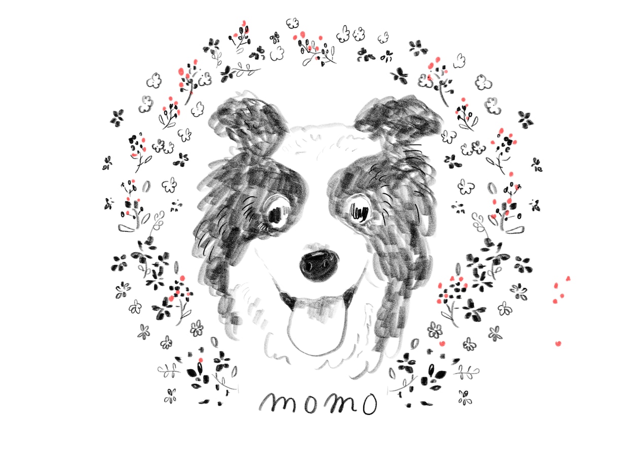 写真をもとにデッサン風似顔絵描きます 愛犬や家族、カップルの似顔絵アイコン★ イメージ8