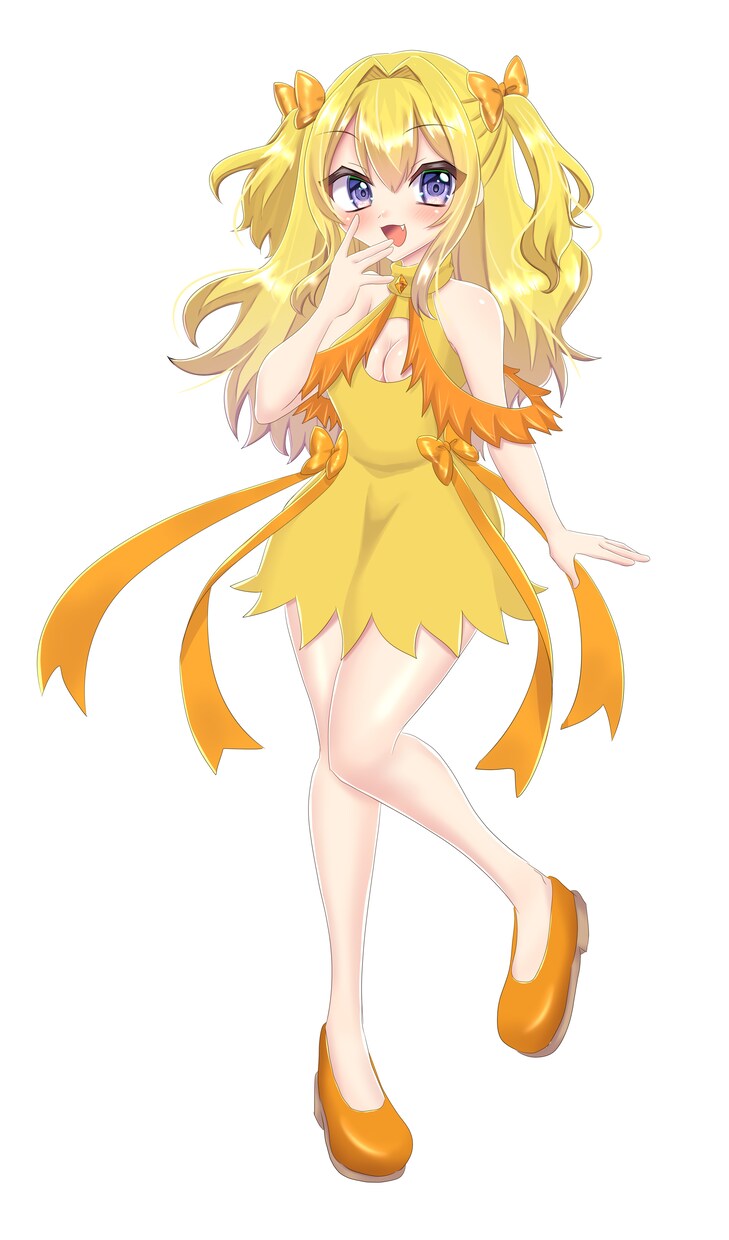 キラキラで萌え系な立ち絵制作します 女児アニメのようなキラキラしたカワイイ女の子が得意です！ イメージ8