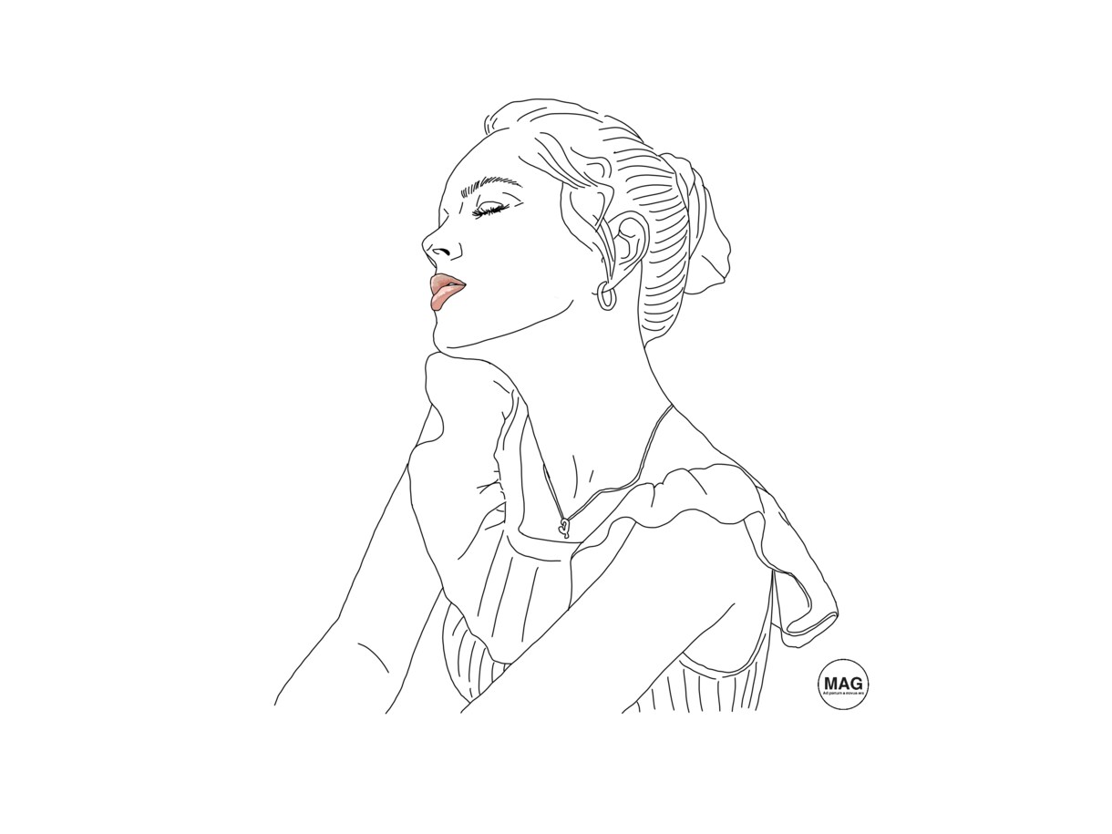 シンプルかつインパクトのある似顔絵お描きします モノクロの似顔絵です。SNSのアイコンやプレゼントに イメージ1