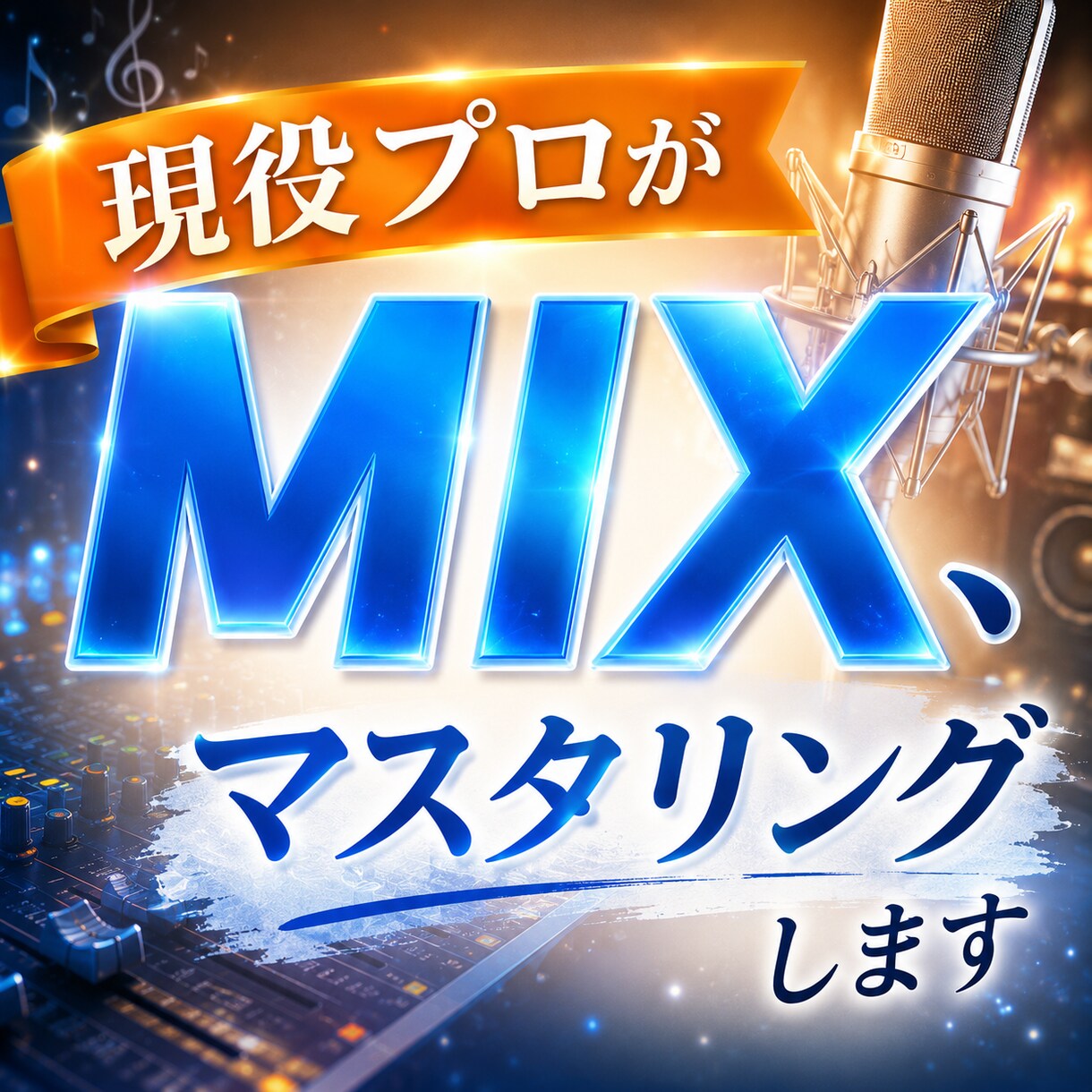 現役プロがMIX、マスタリングします 某有名グループ、ピッチ補正担当があなたの歌声に魔法をかけます イメージ1