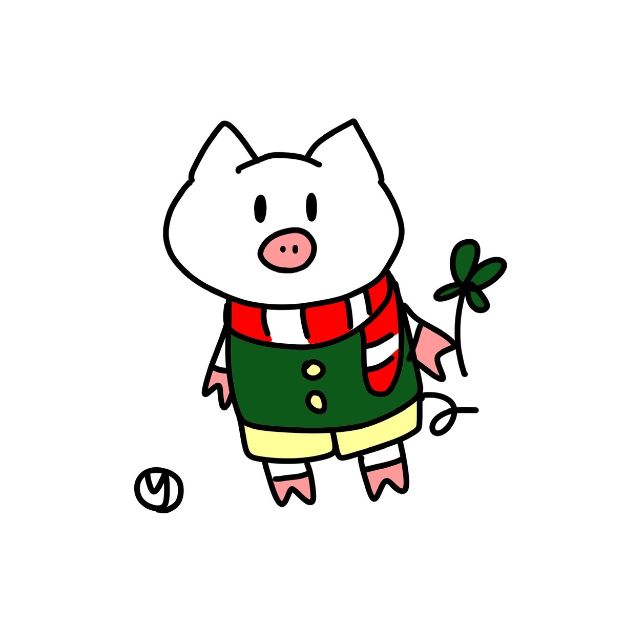 ほんわかゆる〜いシンプルイラスト描きます 白黒線画が得意です。アニメの様なカラフルな色合いも得意です。 イメージ10