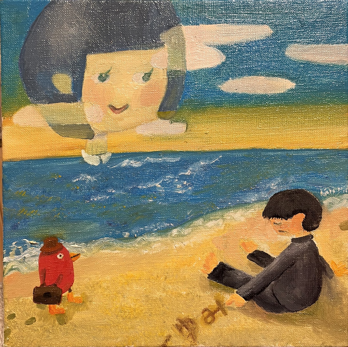 二次元イラストではなく、油絵を描きます 可愛くて面白い作品を作ります。 イメージ2