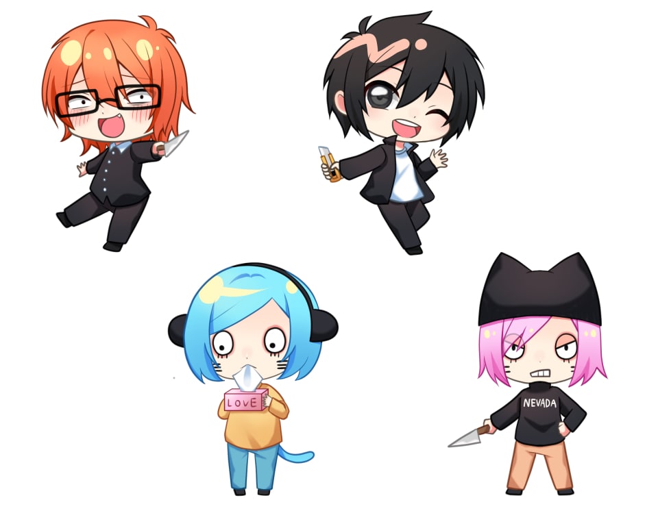 先着10名お試し価格！ミニキャラお描きします あなたのキャラを可愛くデフォルメ化してみませんか！？ イメージ3