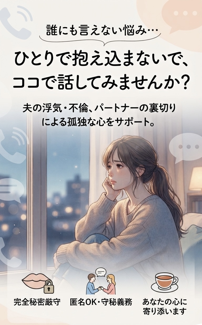 サレ妻さんの相談にのります 経験者だからこそ見える世界観があります。 イメージ1