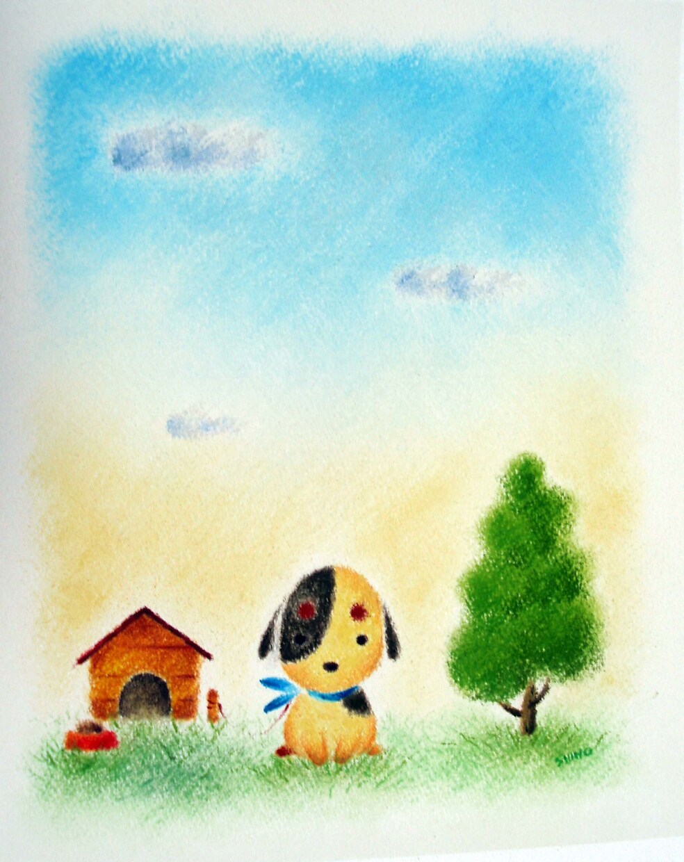 飾れる動物画をパステルで優しく可愛く描きます ご自宅用はもちろんプレゼントにもオススメ!! イメージ3
