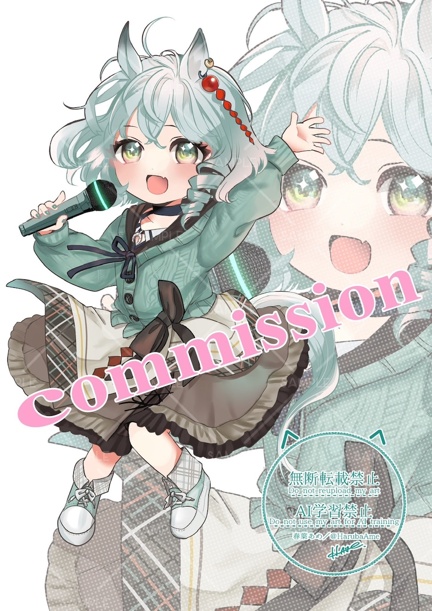 煌めくドーリーフェイス！全身＆デフォルメ描きます MV・サムネに！／アイコン等に！／お気軽にご相談下さい！ イメージ3