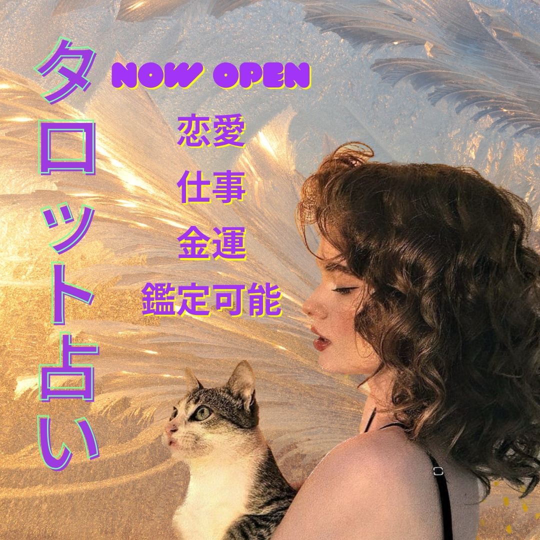 恋のキューピット＊スビン  タロット鑑定いたします 鑑定者様に寄り添ったカウンセリングをしてご状況を占います。 イメージ1
