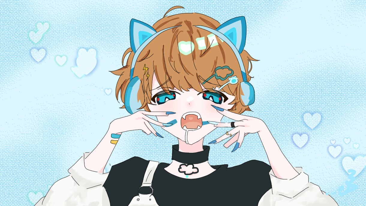 歌ってみたサムネイラスト描きます 貴方の素敵なオリキャラであの名曲のイラストを イメージ2